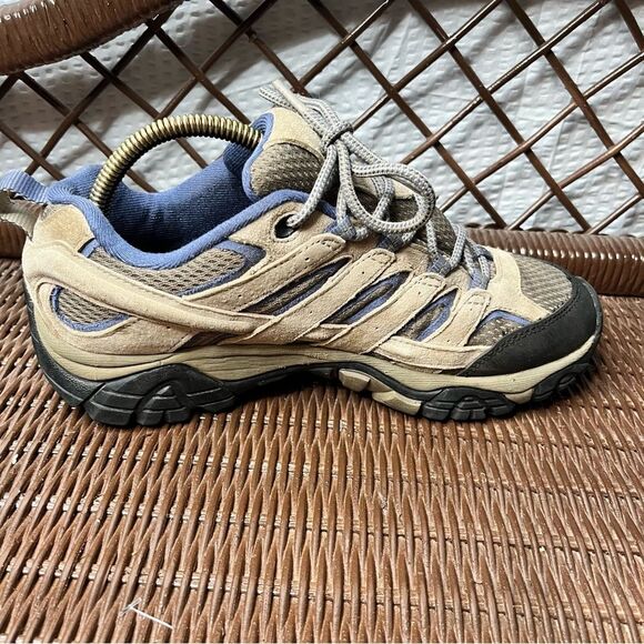 Merrill Moab 2 Ventilator Leather/Mesh Vibram Hiking Shoes Size 8.5 - Picture 5 of 8